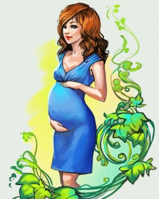 Pregnant Woman diamond painting