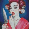 Psycho Lady diamond painting