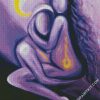 Purple Soulmates diamond painting