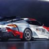 Race Car Toyota GR Supra diamond painting