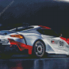 Race Car Toyota GR Supra diamond painting