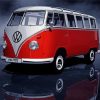 Red Kombi diamond painting