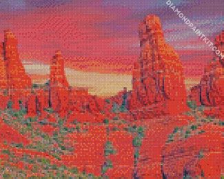 Red Rock State Park diamond painting