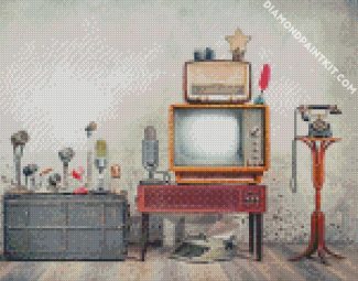 Retro Stuff diamond painting