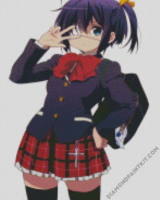 Rikka Takanashi Anime Girl diamond painting