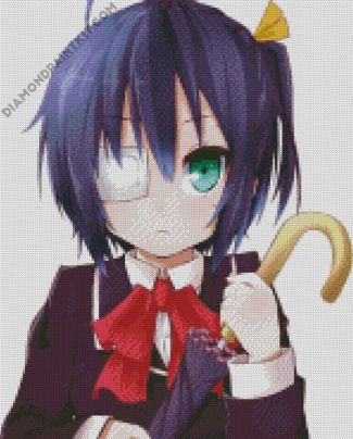 Rikka With Umbrella diamond painting