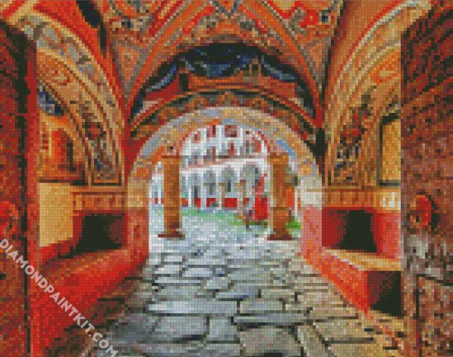 Rila Monastery Bulgaria diamond painting