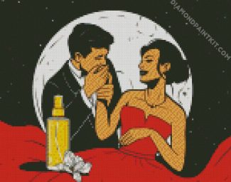 Romantic date diamond painting