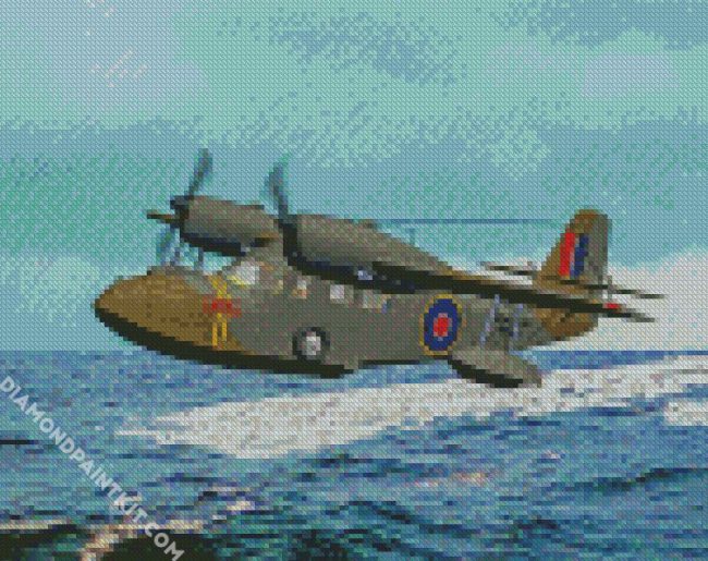 Royal Navy Seaplane diamond painting