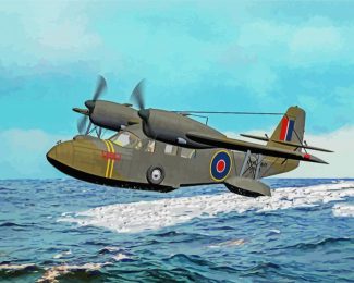 Royal Navy Seaplane diamond painting