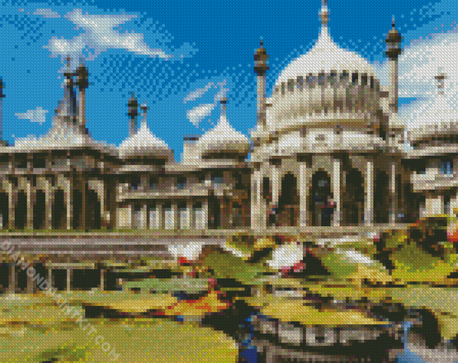 Royal Pavilion Brighton Buildings diamond painting