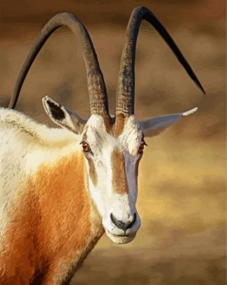 Saharian Oryx diamond painting