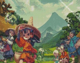 Sakuna Of Rice And Ruin Game diamond painting