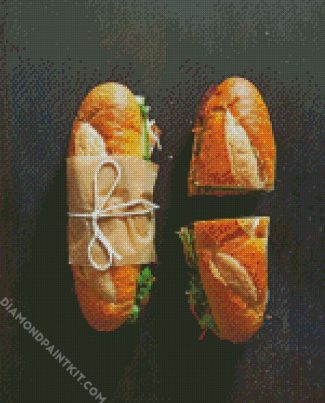 Sandwich diamond painting