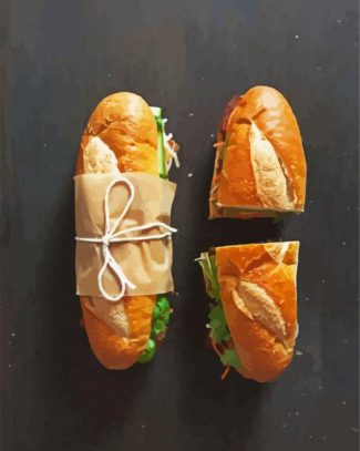 Sandwich diamond painting