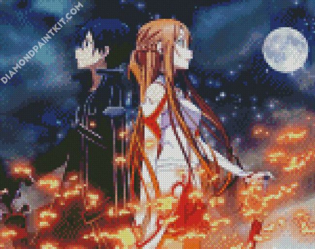 Sao Anime diamond painting