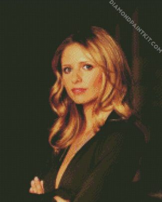 Sarah Michelle Gellar Buffy The Vampire Slayer diamond painting