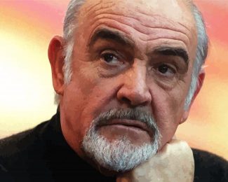 Sean Connery Face diamond painting