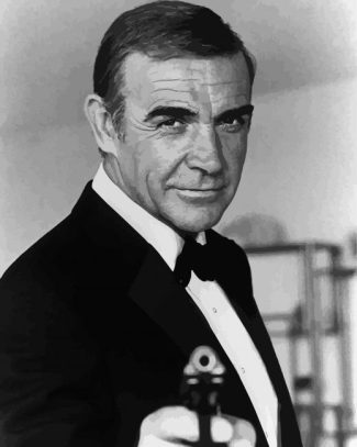 Sean Connery James Bond diamond painting