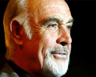 Sean Connery Side Profile diamond painting