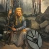 Shield Maiden Viking diamond painting