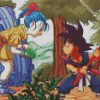 Son Goku And Bulma diamond painting