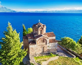 St John Church Ohrid diamond painting