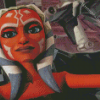 Star Wars Ahsoka Tano diamond painting