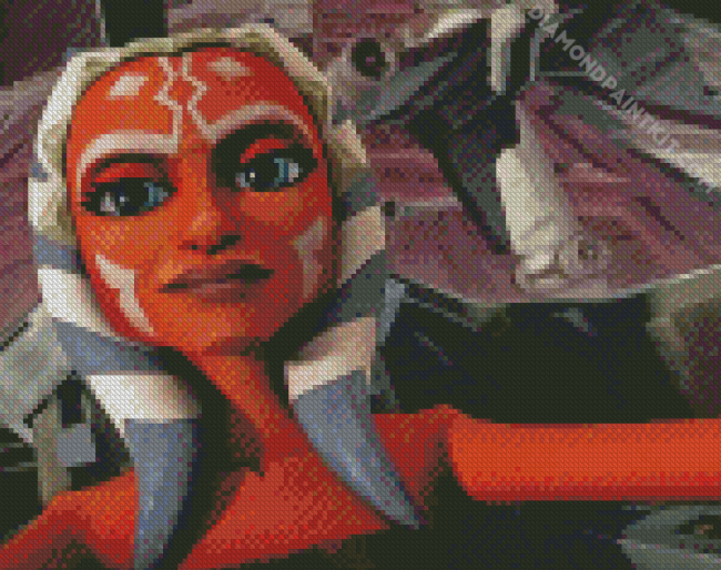 Star Wars Ahsoka Tano diamond painting