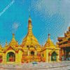 Sule Pagoda Maynmar diamond painting