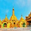 Sule Pagoda Maynmar diamond painting