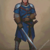 Swordsman diamond painting