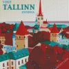 Tallinn Estonia Poster diamond painting