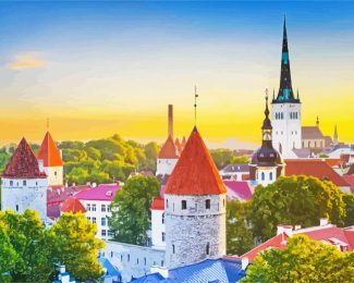 Tallinn Estonia diamond painting