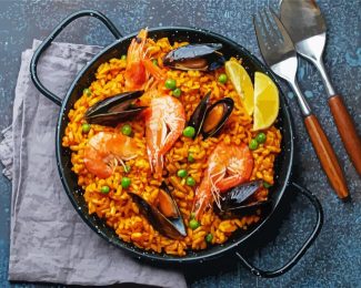 Tasty Paella diamond painting