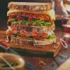 Tasty Toast Sandwich diamond painting