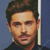 The American Actor Zac Efron diamond painting