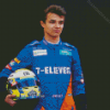 The Car Racer Lando Norris diamond painting