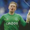 the Football Player Jordan Pickford diamond painting