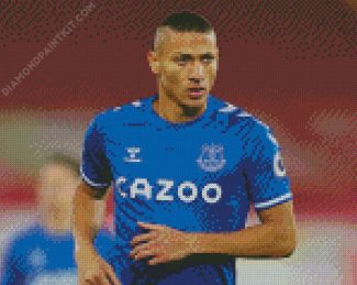 The Footballer Richarlison From Everton diamond painting