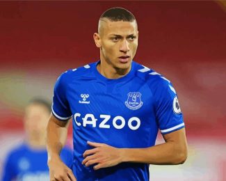 The Footballer Richarlison From Everton diamond painting