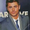 The Handsom Actor Zac Efron diamond painting