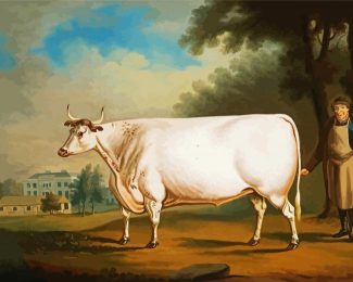 The White Ox diamond painting