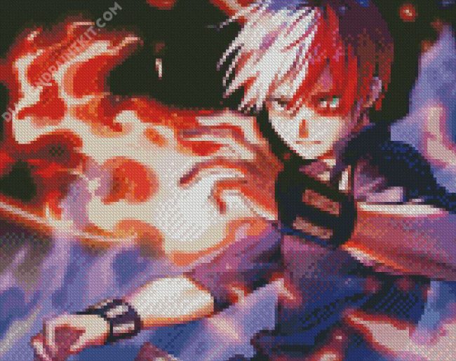 Todoroki MHA diamond painting