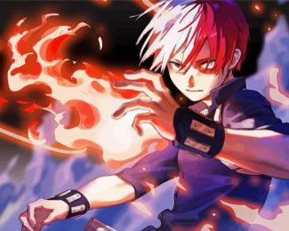 Todoroki MHA diamond painting