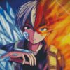 Todoroki My Hero Academia diamond painting