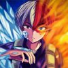 Todoroki My Hero Academia diamond painting