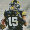 Tyler Goodson Iowa Hawkeyes Football diamond painting