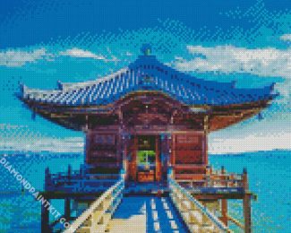 Ukimido Temple Shiga diamond painting