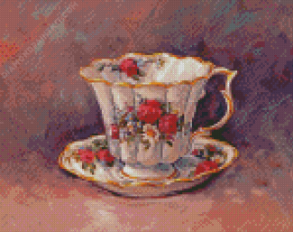 Vintage Teacup diamond painting